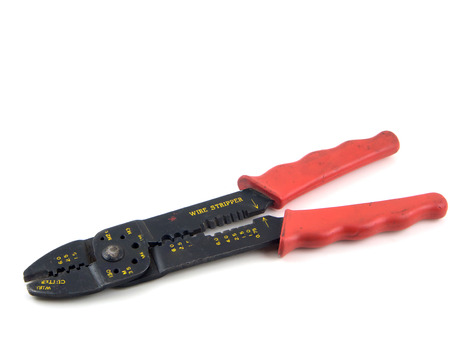 wire strippers isolated on white background