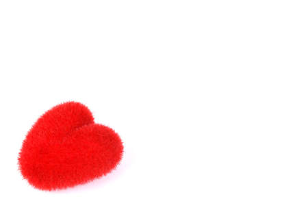 Red Heart Christmas Decorationの写真素材