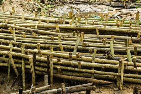 Dam to slow down the flow of water,to protect forests and preserve the world s  in Thailand の写真素材