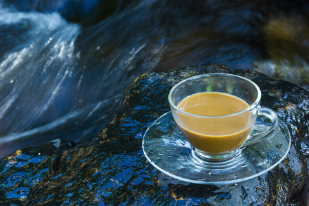 morning coffee の写真素材