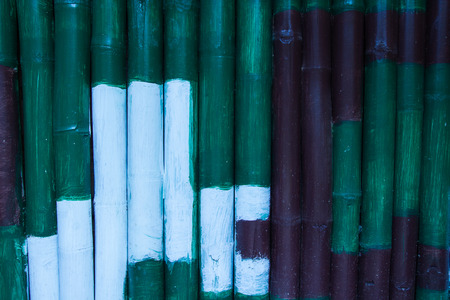 Bamboo wall background の写真素材