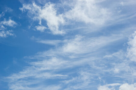 blue sky with cloud closeup の写真素材