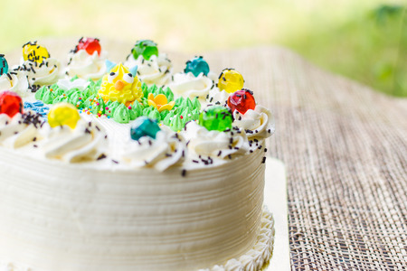 Wonderful birthday cakeの写真素材