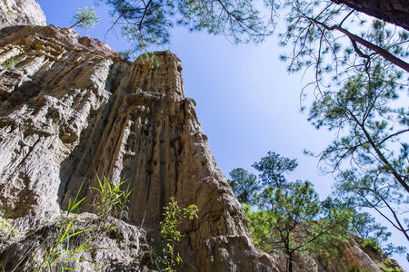 Wiang Haeng Grand Canyon in Chiangmai northern Thailand.の写真素材