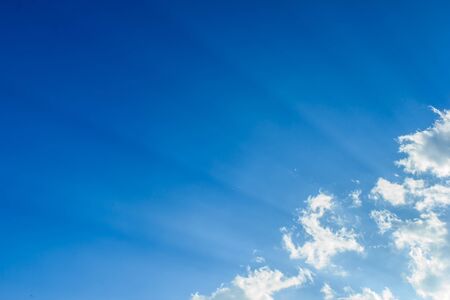 blue sky cloudsの写真素材