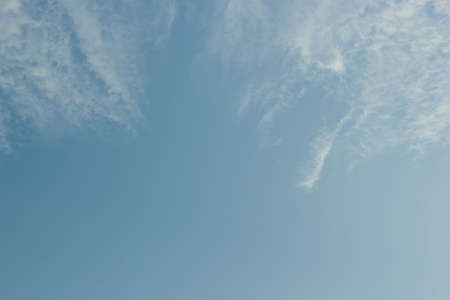 blue sky with cloudの写真素材