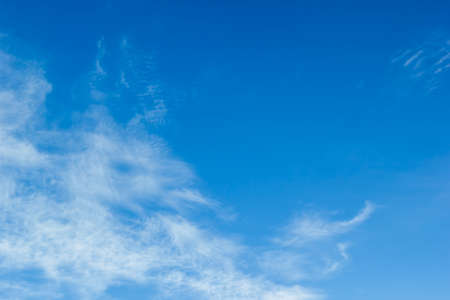 blue sky with cloudの写真素材