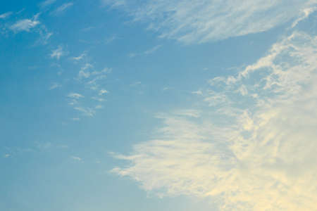 blue sky with cloudの写真素材