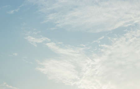 blue sky with cloudの写真素材