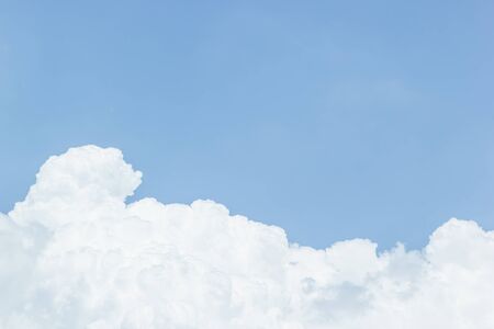 blue sky with cloudの写真素材