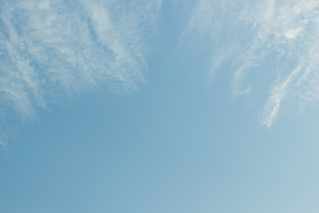 blue sky with cloudの写真素材