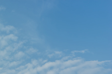 blue sky with cloudの写真素材