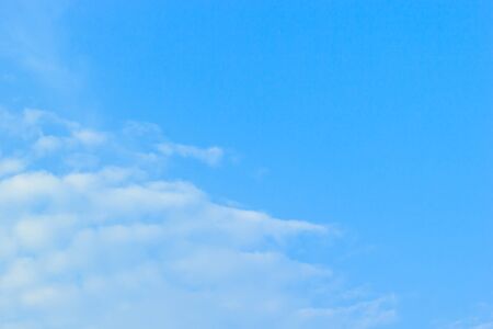 blue sky with cloudの写真素材