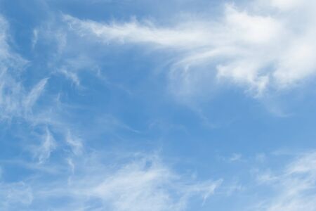 Blue sky with white cloudsの写真素材