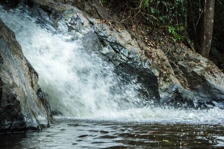 Nice waterfall in sunny day