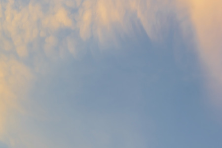 Bright orange and yellow colors sunset sky