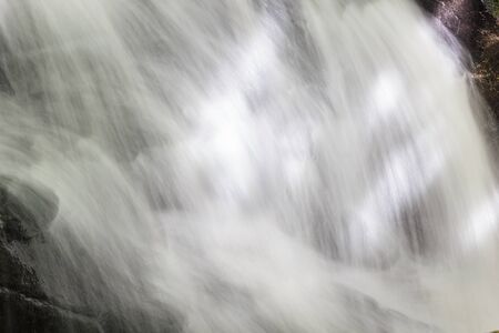 Close up nice waterfall in sunny dayの写真素材