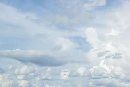 blue sky whit cloudsの写真素材