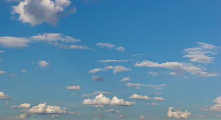 Blue sky with cloudsの写真素材