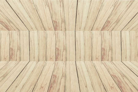 Old wood brown room interior. Wooden backgroundの写真素材