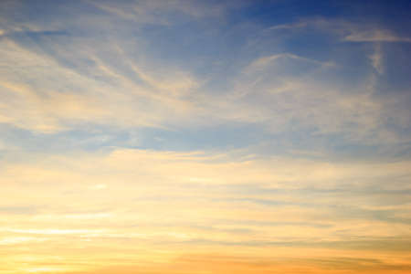 Color sky with clouds, backgroundの写真素材