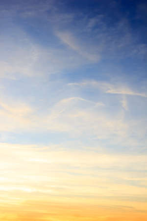 Color sky with clouds, backgroundの写真素材