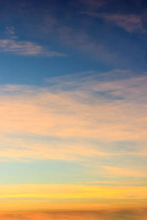 Color sky with clouds, backgroundの写真素材