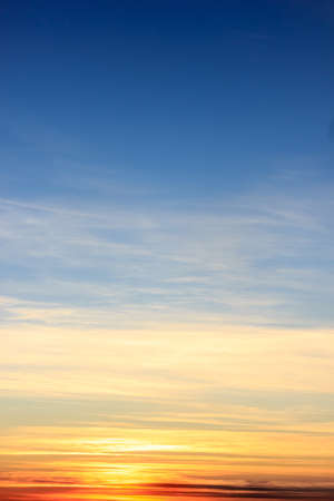 Color sky with clouds, backgroundの写真素材