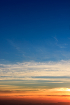Color sky with clouds, backgroundの写真素材