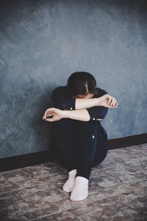 violence against and sexual abuse women, domestic violence, anti-trafficking and  violence against women,の写真素材