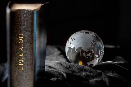 Black Holy Bible with Earth, Global Asia Mission of God, the Great Commission