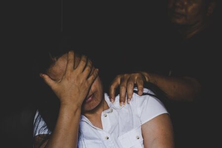 Social issues, domestic violence with young husband trying to reconcile with abused wife
