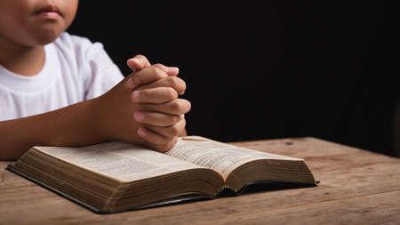 Boy praying to God at home, World Day of Prayer, international day of prayer, hope, gratitude,...