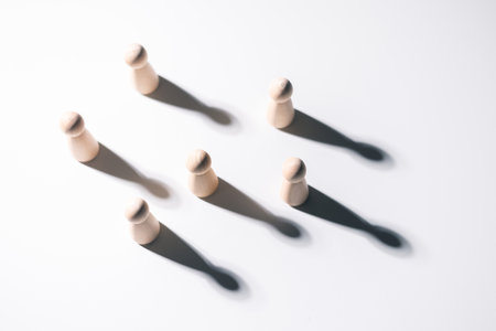 Human resources and management concept. cooperation, teamwork, training. Staff, community meeting. Collaboration and cooperation, participation. Social connections, joining to solve tasksの写真素材