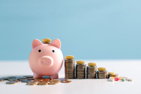 Background of health business, concept of medical finance encompasses managing money for medicine...