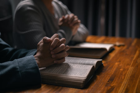 In moment of meditation, the congregation began praying and praising, seeking the grace and...