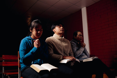 Christian pray god close up spirit holy bible hand faith catholic church religion worship prayer ask bless grace jesus believe christianity christ pastors mercy generous sacrifice plead earth humanの写真素材