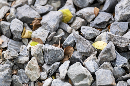 Close Up of Stone Ground in the Outdoor Garden.の写真素材