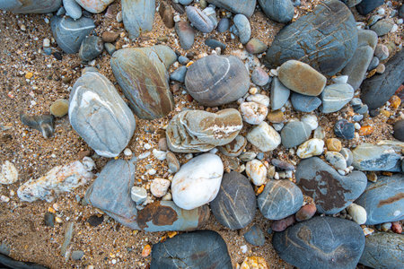 amazing to see on the beach is full of round rocks instead of sand. round rocks have beautiful...