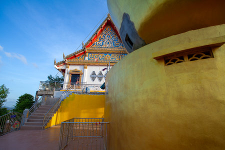Phra That Hariphunchai, Lamphun, Thailand.の写真素材
