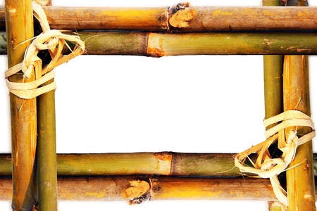 Bamboo frame.の写真素材