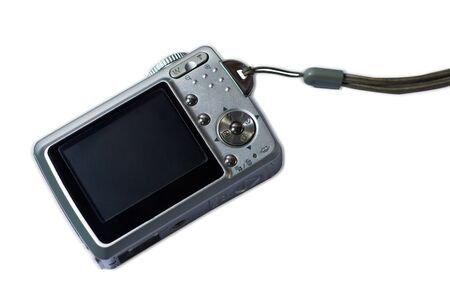 digital camera  Illustration on white background 