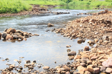 The beauty of grass, streams, rivers, rocks.