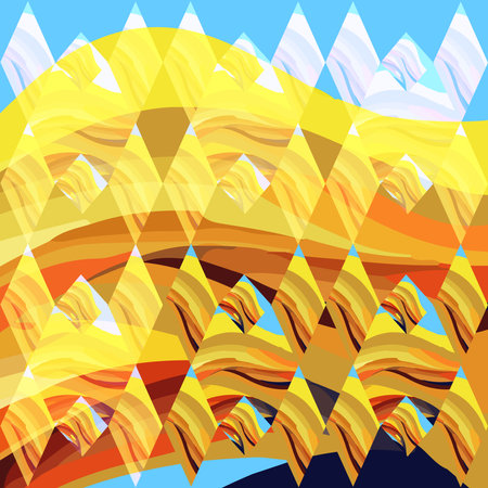 Seamless background pattern. Abstract geometric pattern. Vector image.のイラスト素材