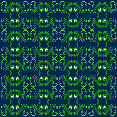 Seamless pattern with decorative ornament. Vector illustration. Pattern can be used for wallpaper, pattern fills, web page background,surface textures.のイラスト素材