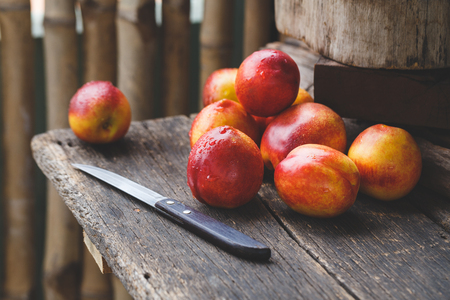 Fresh Peachesの写真素材