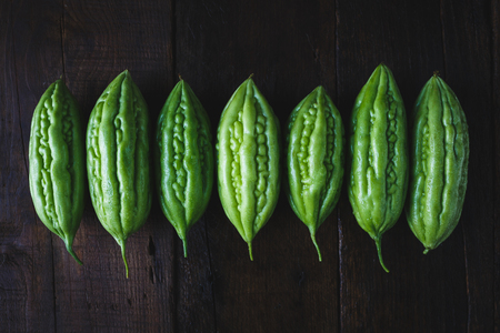Green Bitter Melonsの写真素材