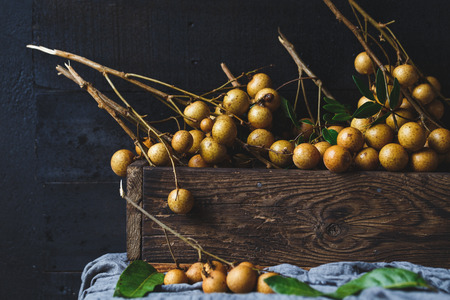 Fresh Longan Fruits from Viet Namの写真素材