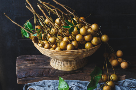 Fresh Longan Fruits from Viet Namの写真素材
