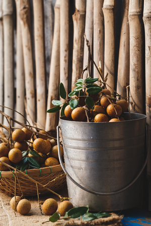 Fresh Longan Fruits from Viet Namの写真素材